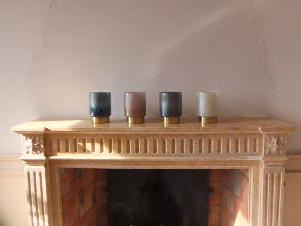 France castle fireplace mantel